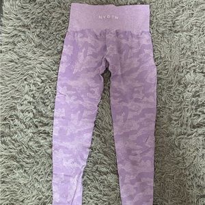 nvgtn purple camo leggings